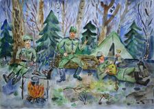 Михайлов Савелий, 11 лет, "Привал"