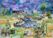 Москвина Карина 12 лет, "Перед боем"